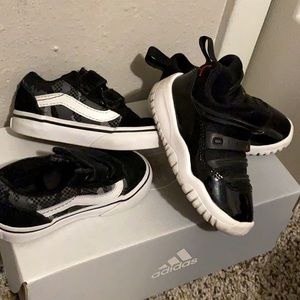 2 pair Jordan’s/vans
